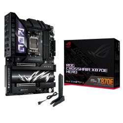 ASUS ROG Crosshair X870E Hero ATX Motherboard - AM5, WiFi 7, 5x M.2 ASUS ROG Crosshair X870E Hero ATX Motherboard - AM5, WiFi 7, 5x M.2
